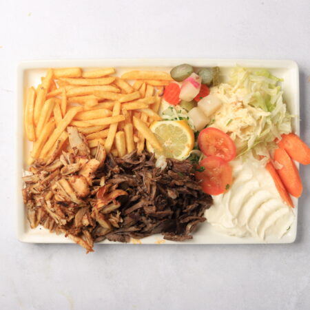 Shawarma mix tallrik