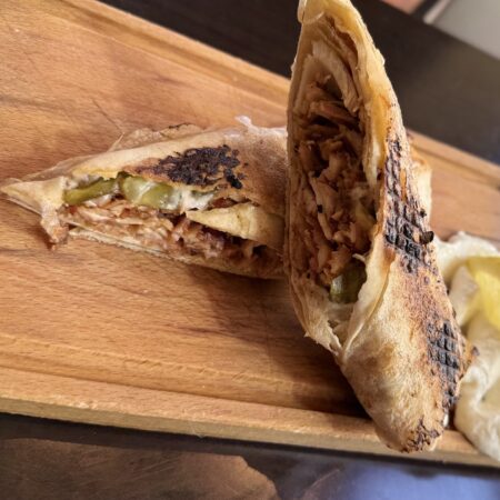 Shawarma kött rulle